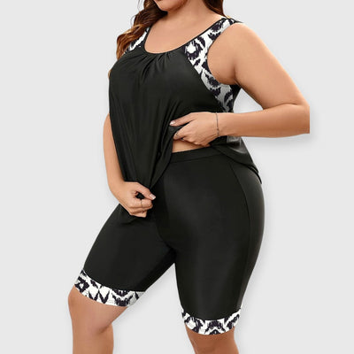 Elsie | Plus Size Tankini Set