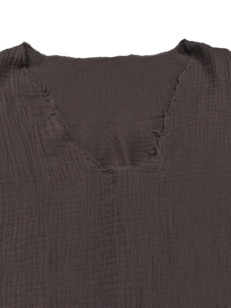 Benson - Modisches Sommer Hemd Mit Langen Ärmeln