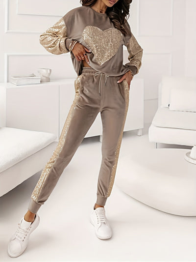 Set aus Pullover und Hose für Frauen
