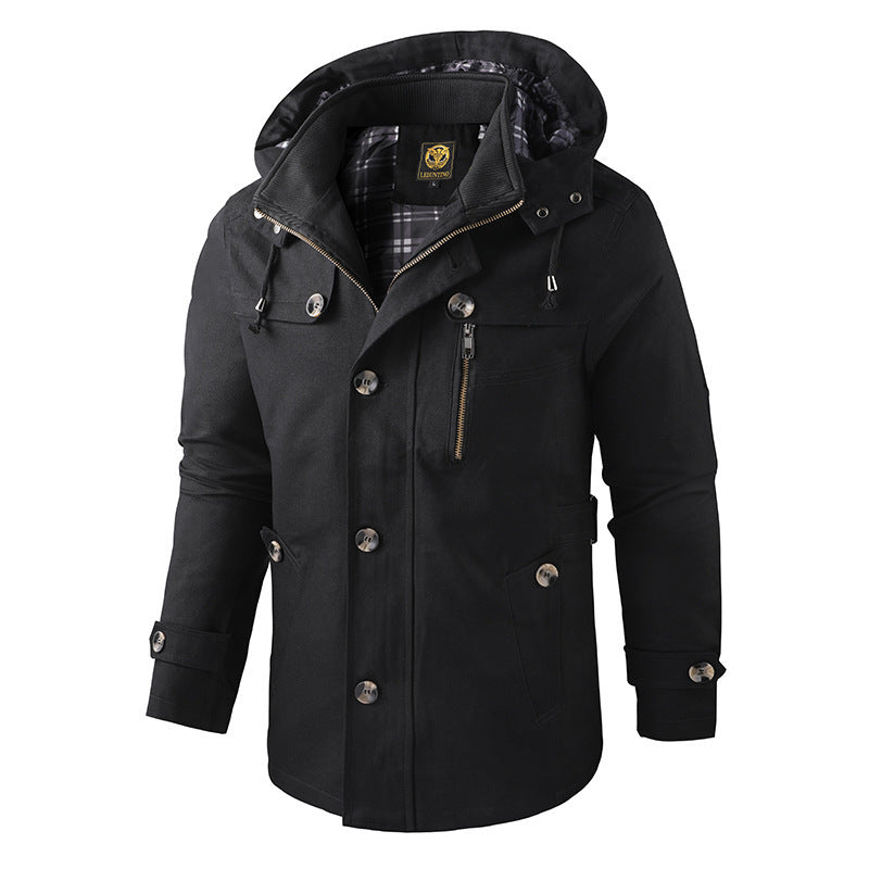 Männlich Stilvolle Winterjacke für Herren