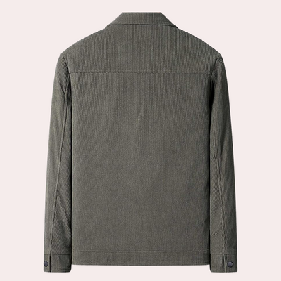 Kordjacke mit Knöpfen für Männer