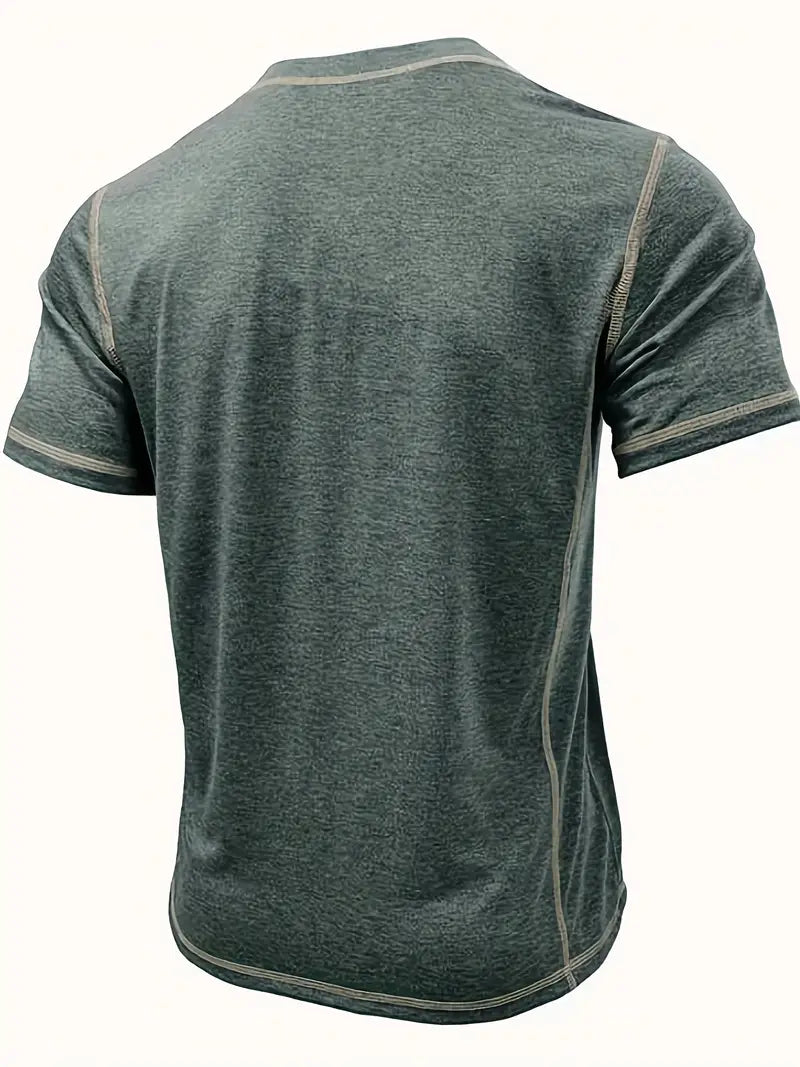 Orazio - Kurzarm T Hemd Mit Knopf