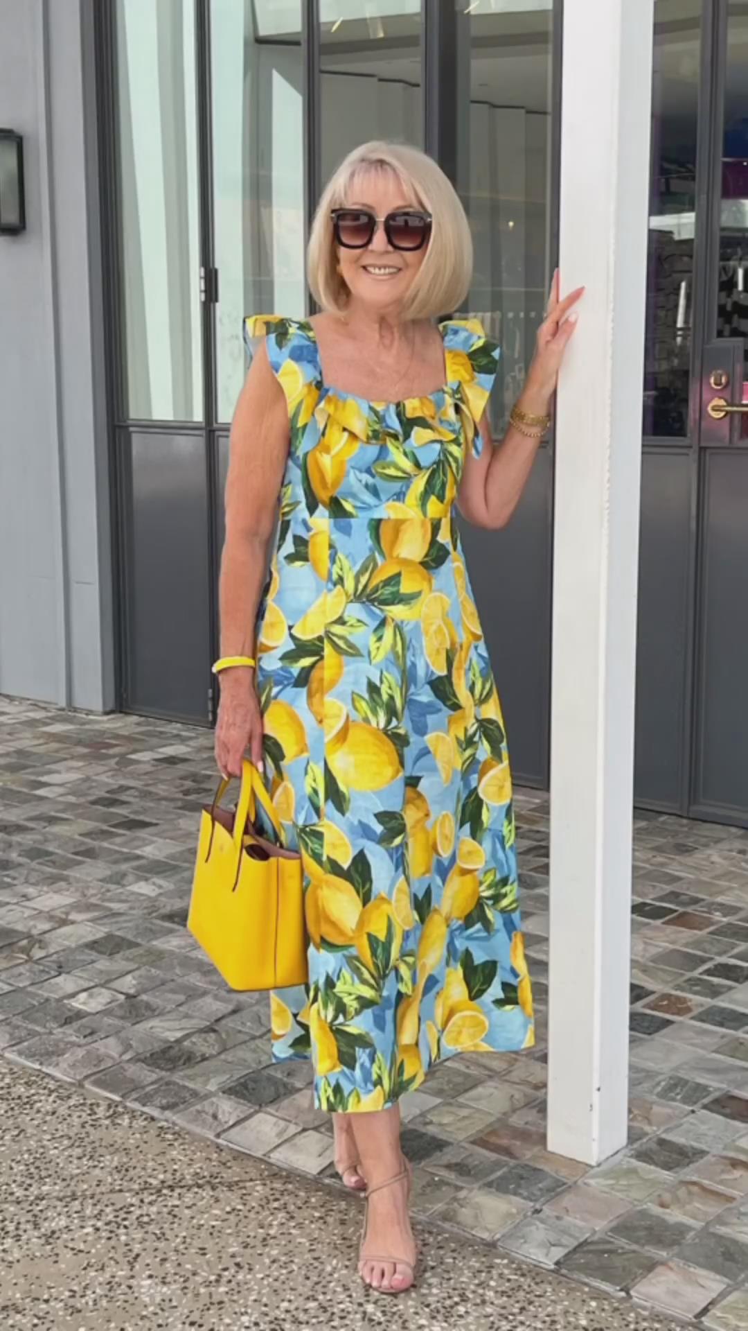 Sonnen- und Zitronenkleid 🍋
