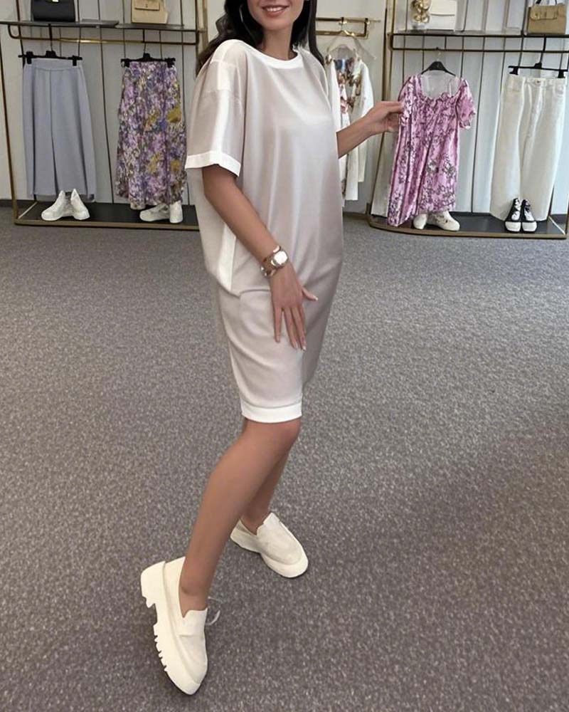 Set Weite Sport Kontrast Shorts