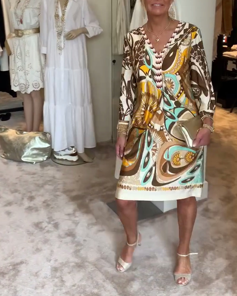 Marianne - Kleid mit Vintage-Druck