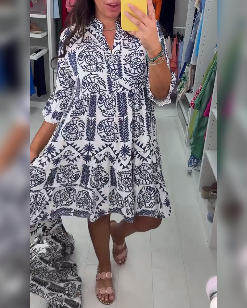 Kleid Fashion Street-Print