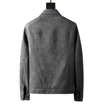 Männliche Suede Winterjacke für Männer
