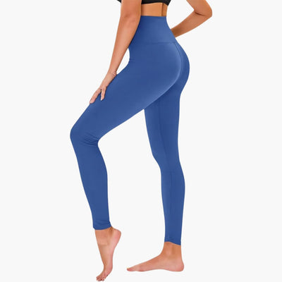 Damen Leggings mit Leopardenmuster und hohem Bund