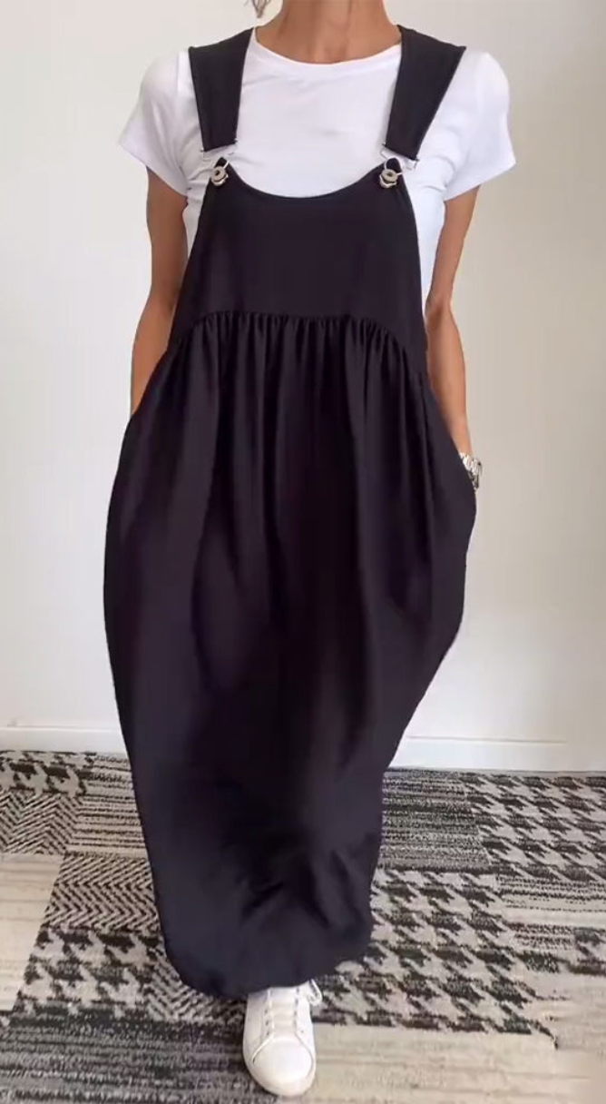 HELGA - KASUAL-KLEID MIT TRÄGERN