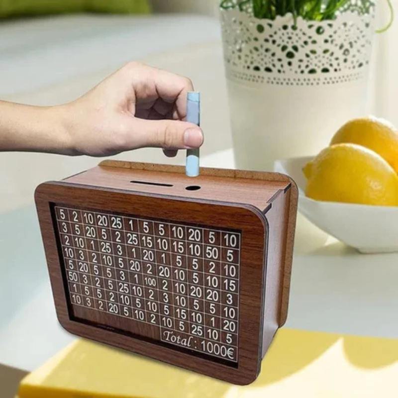 CoinTrack Digital Sparkonto – Dekorative Münzdose mit integriertem LCD-Zähler