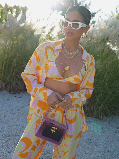 Vollständiges Mare-Stampa-Tropica Set – Hemd und koordinierte Hosen