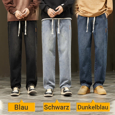 MIKE - GERADE JEANS IM JAPANISCHEN STIL