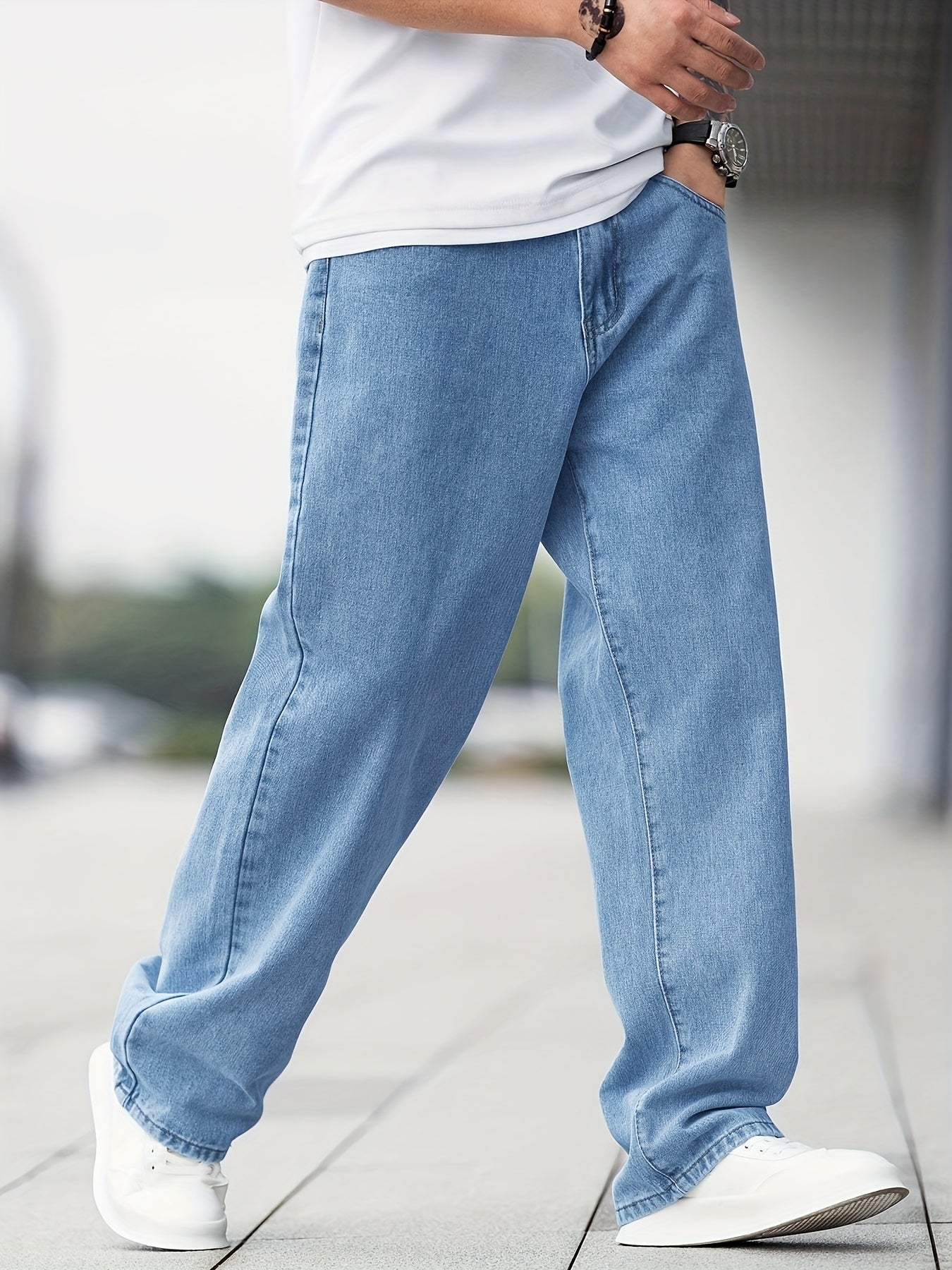 Baggy Jeans Herren | Weit Geschnittene Freizeitjeans
