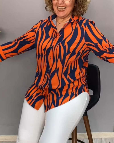 Bluse Bedruckt Lässig