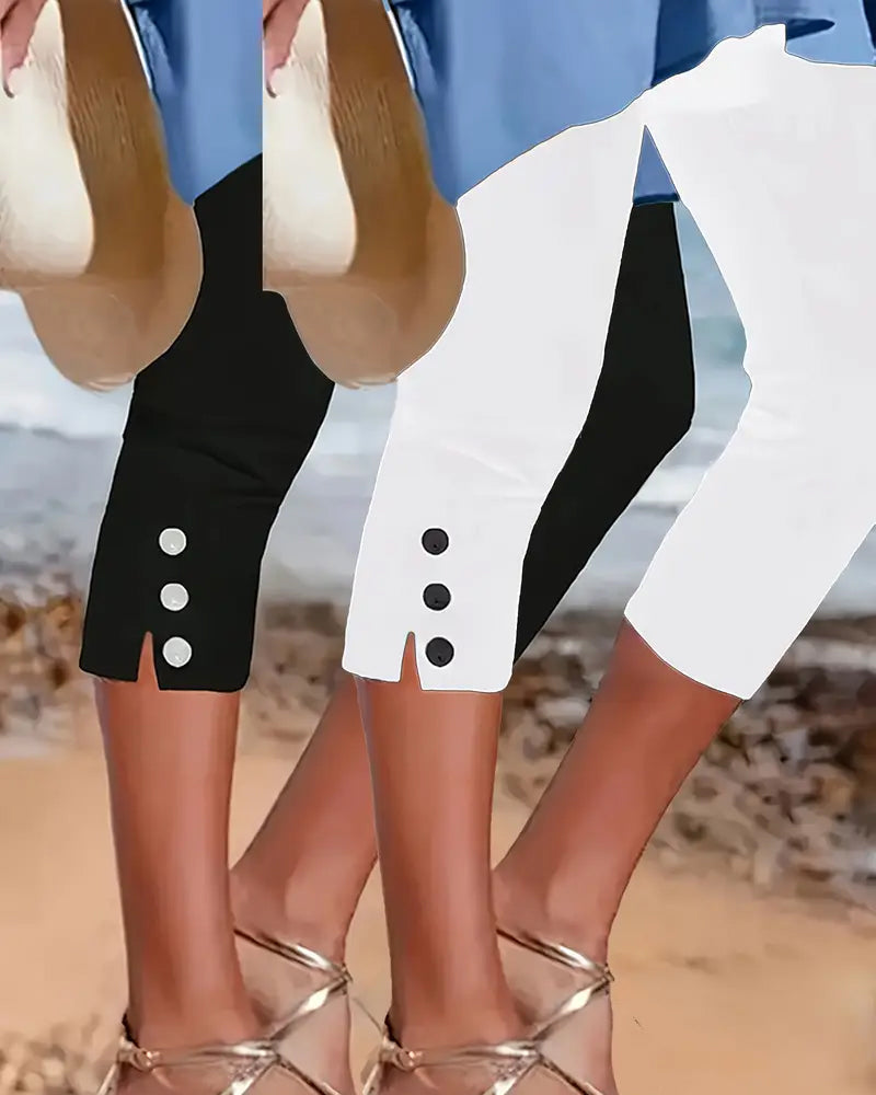 Zweiteiliges Set Mit Lässigen, Vielseitig Kombinierbaren Leggings