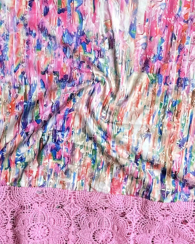 Bluse bunt bedruckt modisch Streetstyle