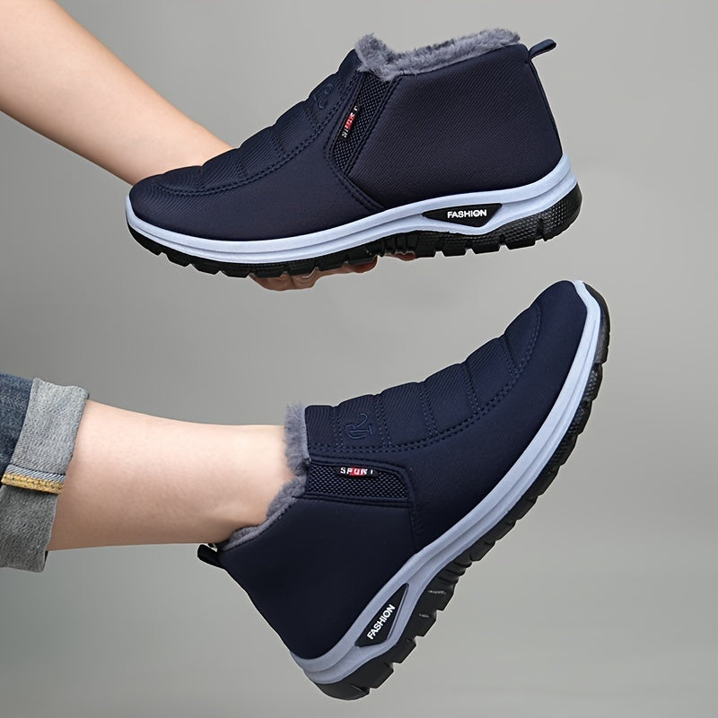 Winterschuhe Herren | Slip-On Mittlerer Schnitt Mit Elastikseitenteilen