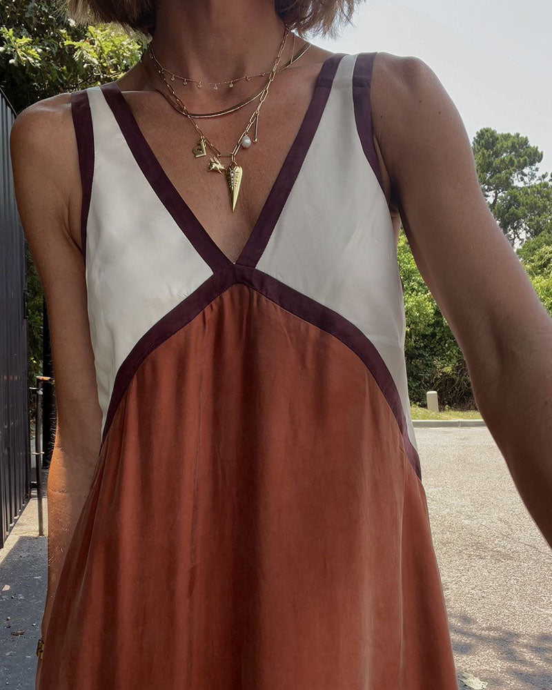 Macy – Luftiges Maxikleid mit schmeichelhaftem Schnitt