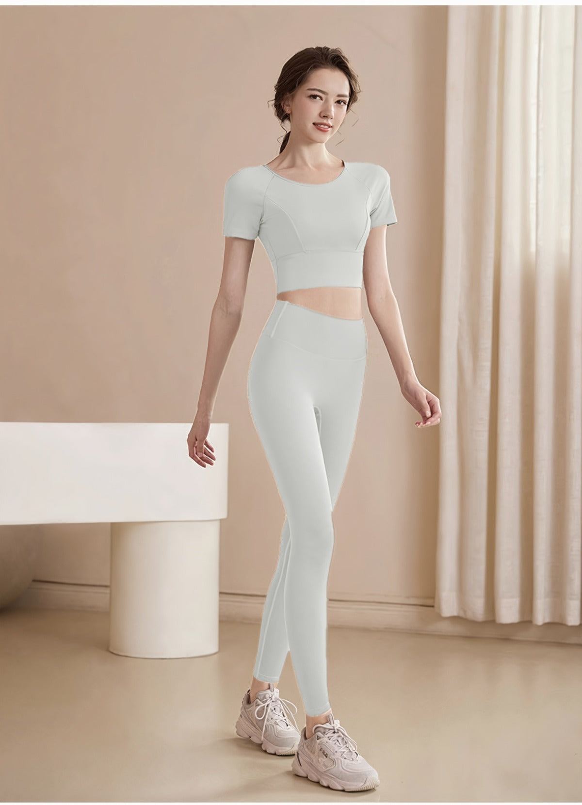 Heidi Mode | Cross Back Running Kurze Ärmel