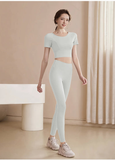 Heidi Mode | Cross Back Running Kurze Ärmel