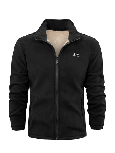 Kuschelige Winter-Fleecejacke für Männer