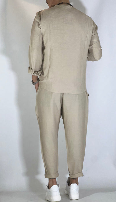 ADEMARO – HEMD UND HOSENSET IM JAPANISCHEN STIL