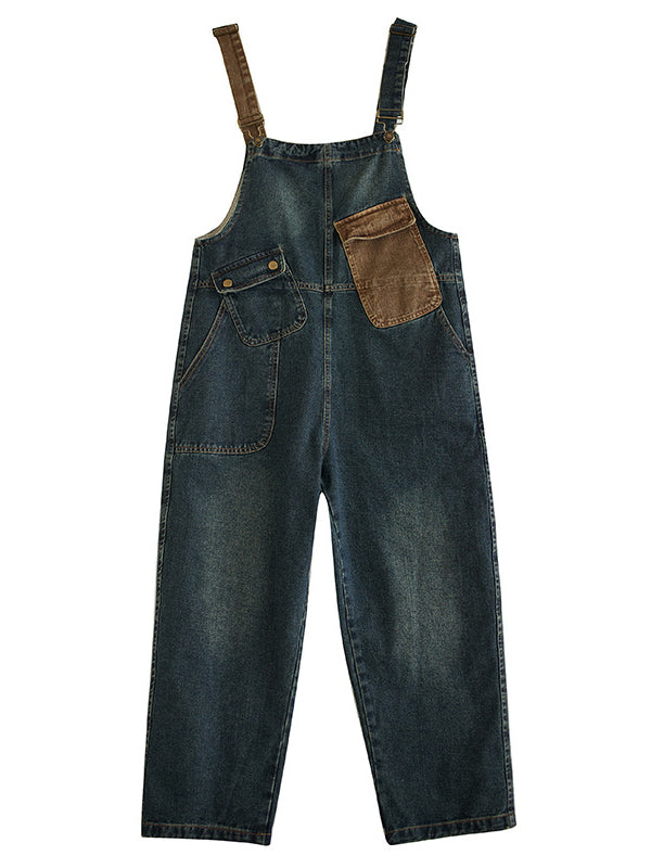 BERNADETTE - SCHLABBER-JUMPSUIT AUS DENIM