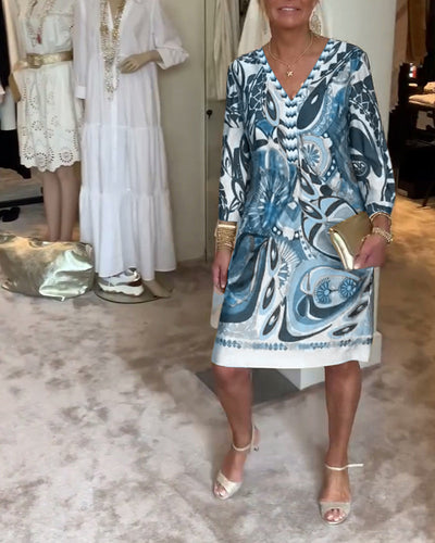 Marianne - Kleid mit Vintage-Druck