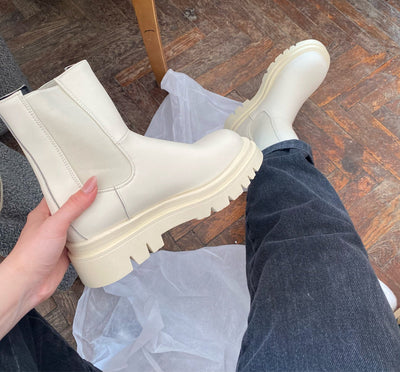 Chunky Sohle Stiefeletten für Damen