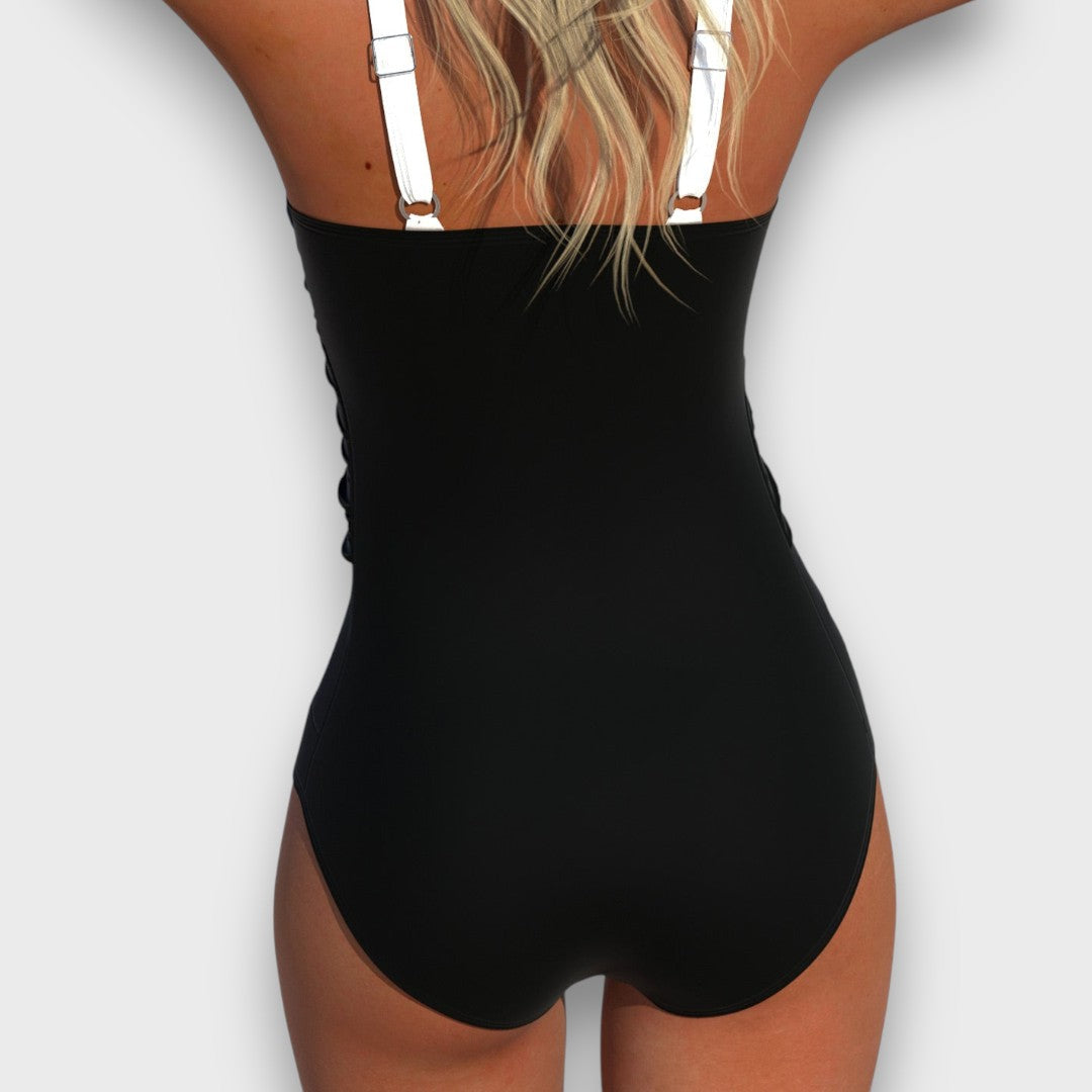 Olympe – Badeanzug mit plissierter Silhouette