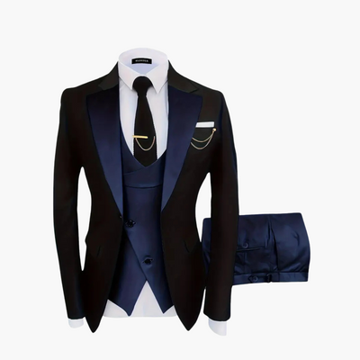 Eleganter Hochzeitsanzug - Herren 3-teilig für festliche Gäste