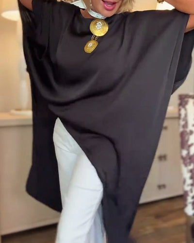 Bluse casual mode unregelmäßige lose