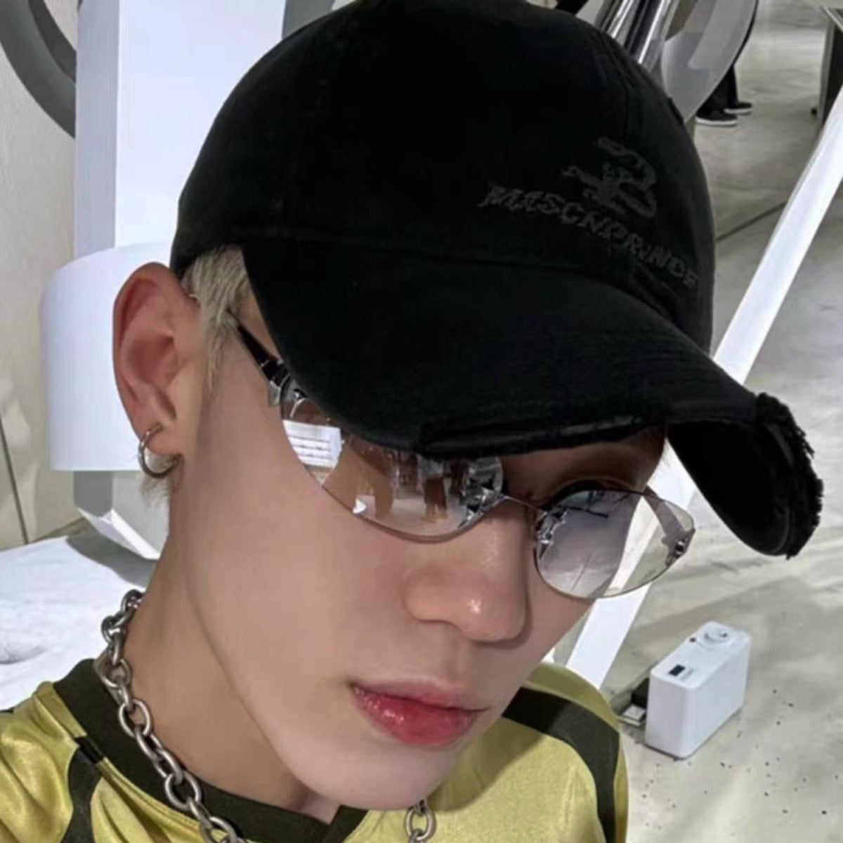 Heidi Mode | Star Rahmenlose Futuristische Sonnenbrille