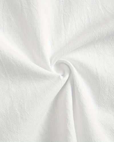 Bluse Kragen Unifarben Knopf Kurzärmelig