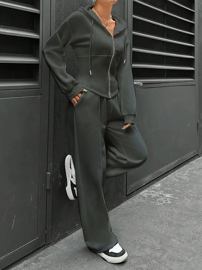 Nanci - Lässiges Zweiteiliges Set Mit Langen Ärmeln