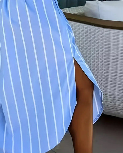 Kleid Gestreift Mode Straße