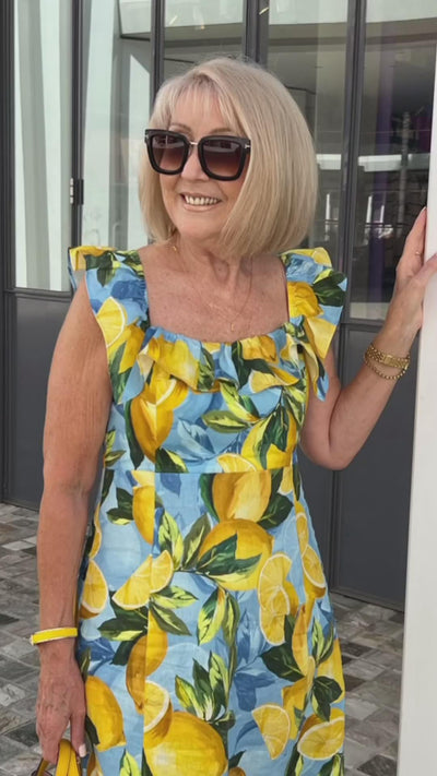 Sonnen- und Zitronenkleid 🍋