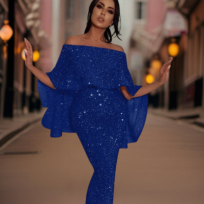 Umwerfendes Schulterfreies Kleid für Damen