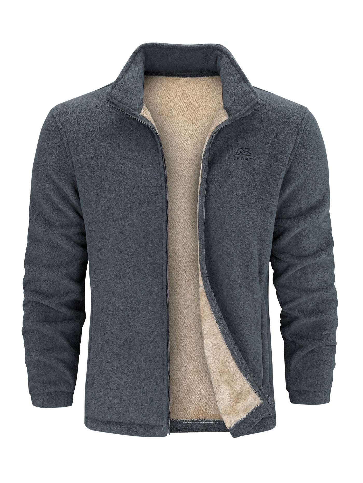 Kuschelige Winter-Fleecejacke für Männer
