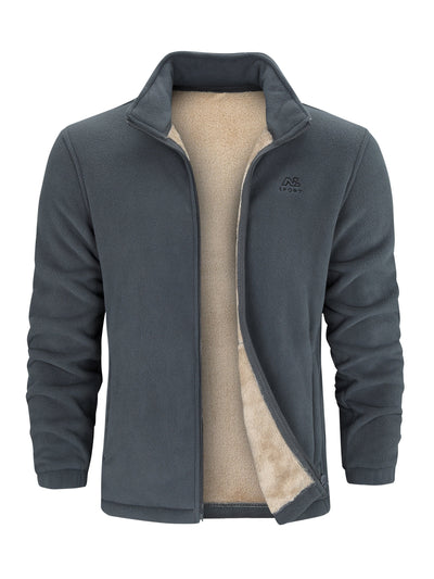 Kuschelige Winter-Fleecejacke für Männer