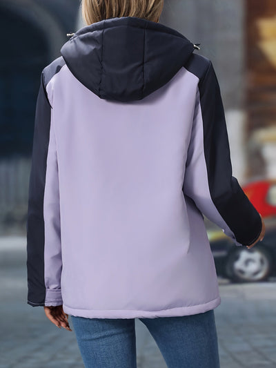 Windschutzjacke mit Kapuze für Damen