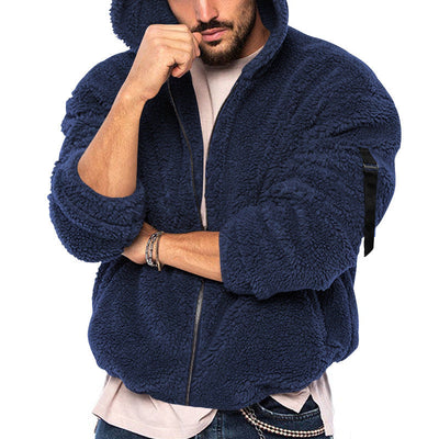 Plüsch-Winterjacke für Männer