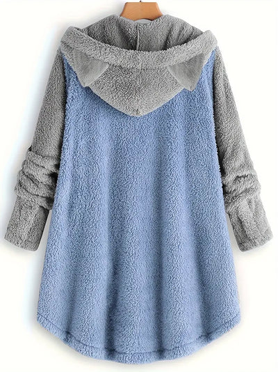 Weiche Fleece-Winterjacke für Frauen