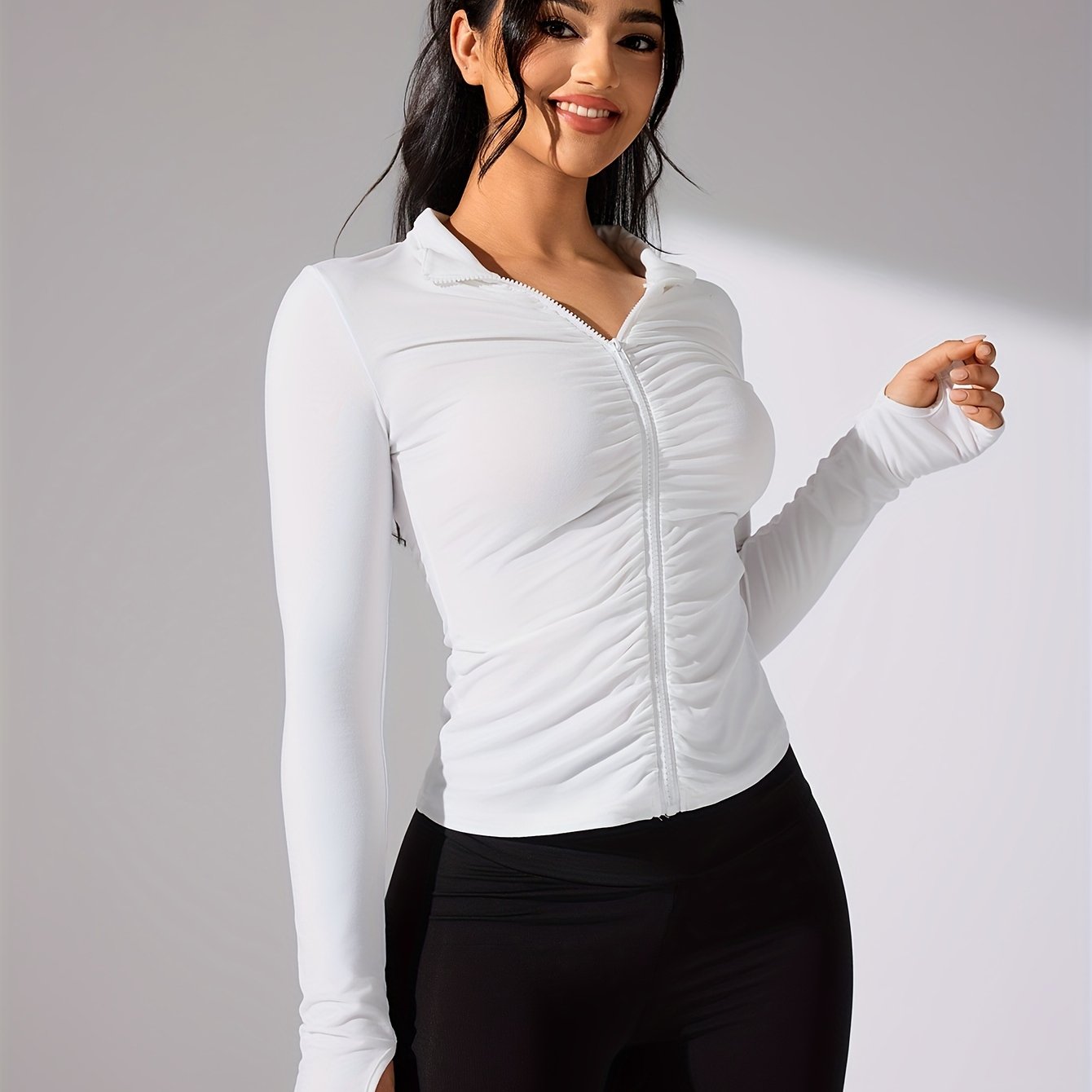 Wilma | Lässige langärmelige Sportjacke für Frauen