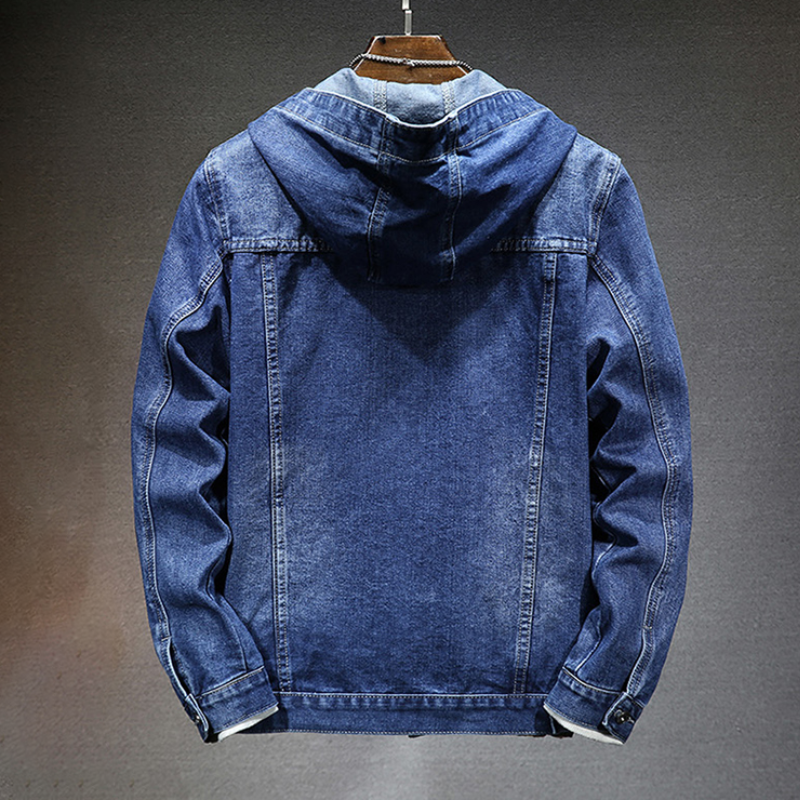 Denim Jacke mit Kapuze für Herren
