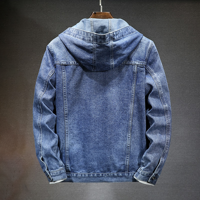 Denim Jacke mit Kapuze für Herren
