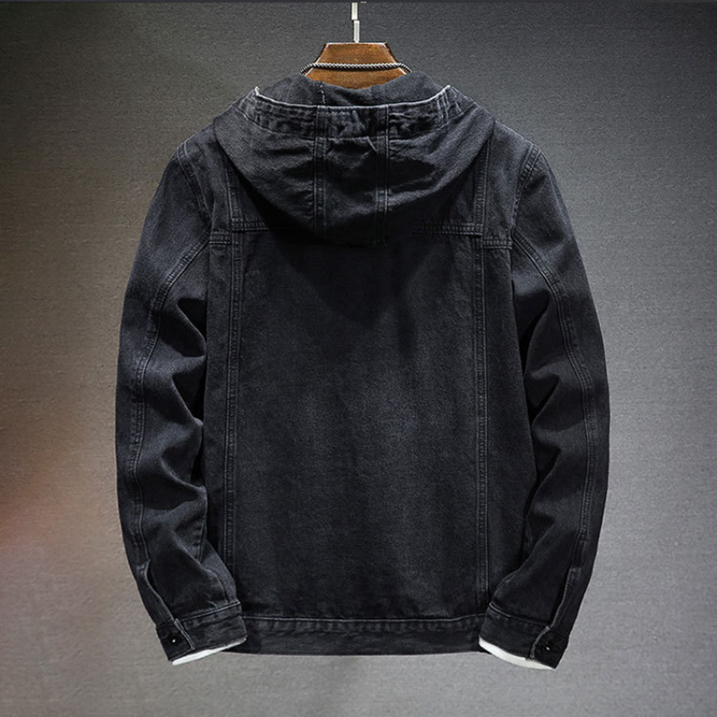 Denim Jacke mit Kapuze für Herren