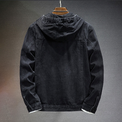 Denim Jacke mit Kapuze für Herren