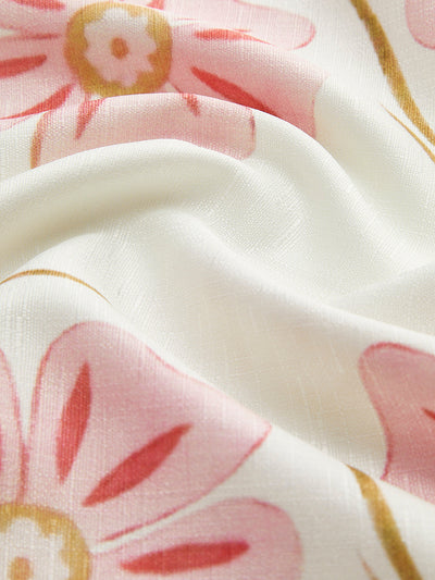 Ärmelloses Minikleid mit romantischem Blumenmuster – Sommerkleid