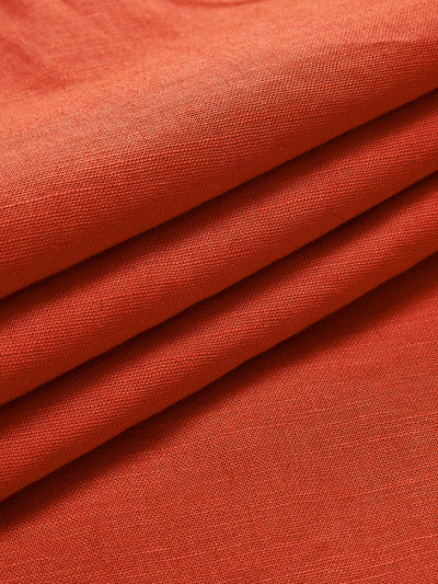 Ärmelloses Baumwoll-Leinen V-Ausschnitt Minikleid – Sommer Casual